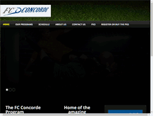 Tablet Screenshot of fcconcorde.com